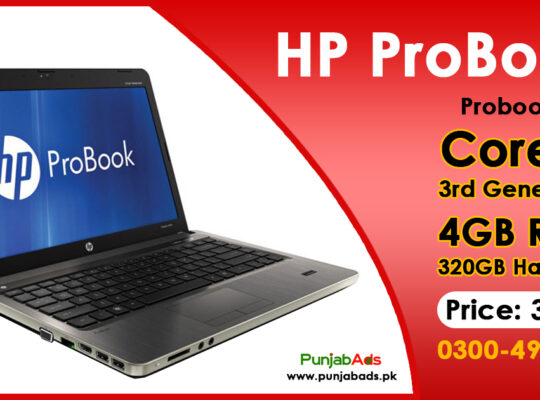 HP ProBook Core-i3 3rd Generation 4GB/320GB