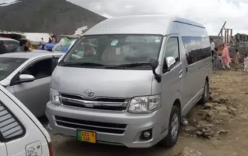 Toyota Hiace Grand Cabin and Coaster For Rent