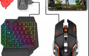 PUBG Mobile Gaming Kit with keyboard and gaming mouse.