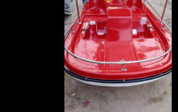 Fiberglass pedal boat