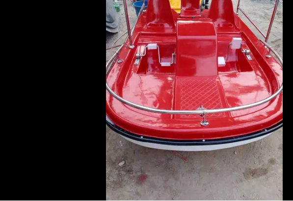 Fiberglass pedal boat