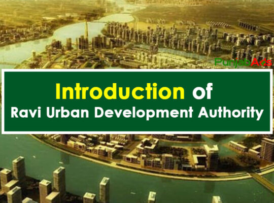 Introduction of Ravi Urban Development Authority (RUDA)