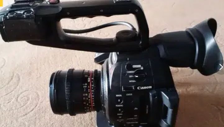 Canon C100 Mark II, Samyang 85mm lens