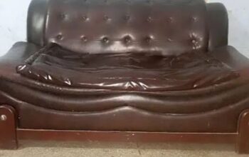 Leather sofa neat and clean For sale in lahore