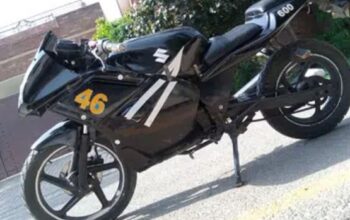 Suzuki GS 150 Heavy bike 600 modified black