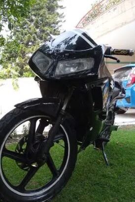 Suzuki GS 150 Heavy bike 600 modified black