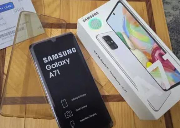 Samsung galaxy A71 mobile phone