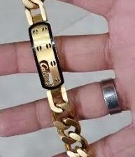 cartier brecelet gold colour heavy weight