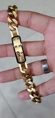 cartier brecelet gold colour heavy weight