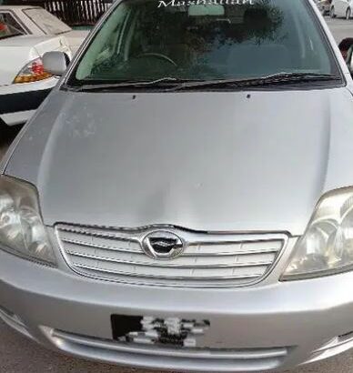 Corolla G silver colour excellent condition no Isl