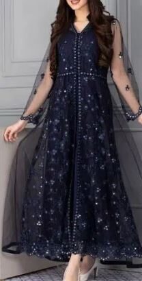 nakoosh net frock for sale in karachi