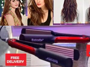 Professional Hair Straightener & Curler 2-in-1