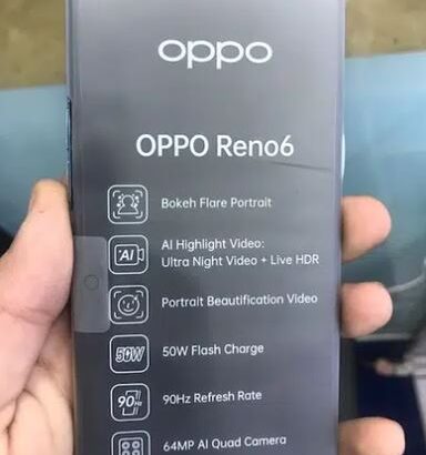 oppo reno 6 8/128 for sale in gujranwala