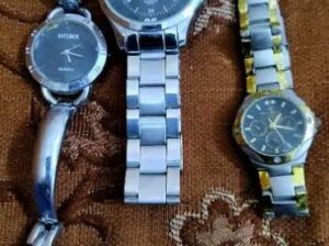 Three Wrist Watch for sale in karachi