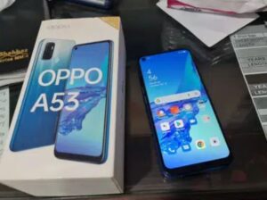 oppo a53 4/64 good condition 10/10 in blue color