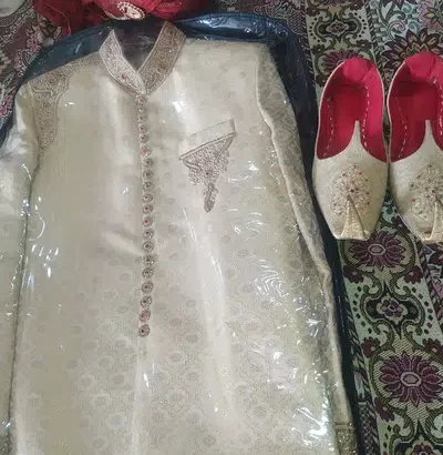 Sherwani kulla aur khussa for sell in Sialkot