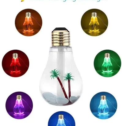 Led Bulb Humidifier Product Capacity: 400ML Charg