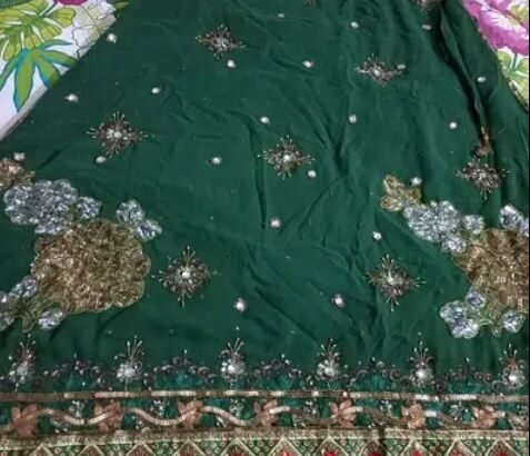 green lehnga for salse in islamabad