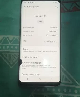 samaung S8 non pta approved sell in Sialkot