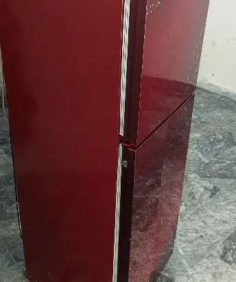 Pel Red shining Glass door refrigerator in Isamaba