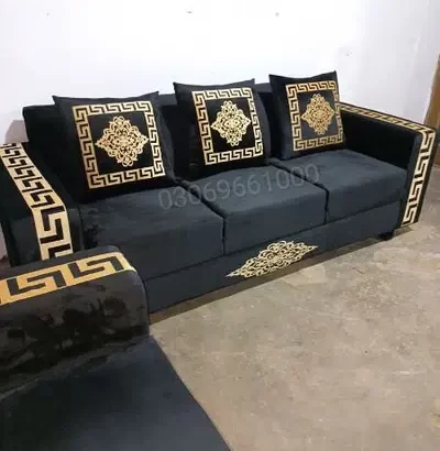 Brand New Laser Cutting Versace Design Sofa