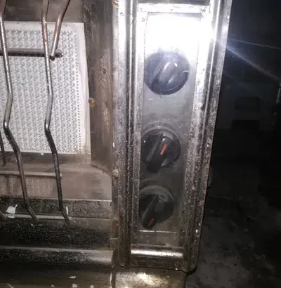 Gas heater double flame big size sell in Sialkot