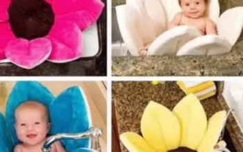 Foldable Flower Bathtub For Baby available