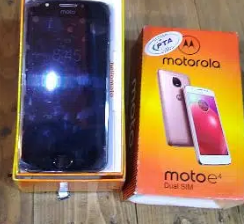 Moto E4 dual with box for slae in karachi