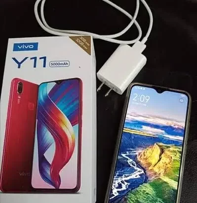 vivo y11 red color 3gb 32gb sell in narowal