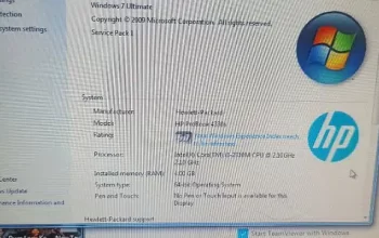 Laptop Hp i3 2nd gen 4gb 250gb for sale in multan