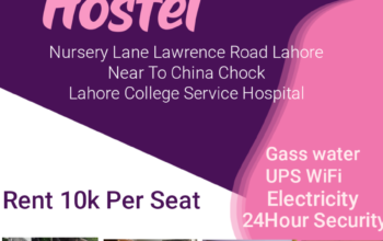 Furnished Hostel For Girls in lahore