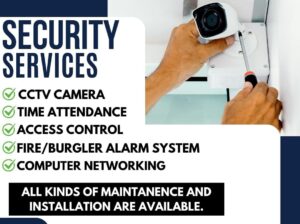 Cctv cameras and security devices services