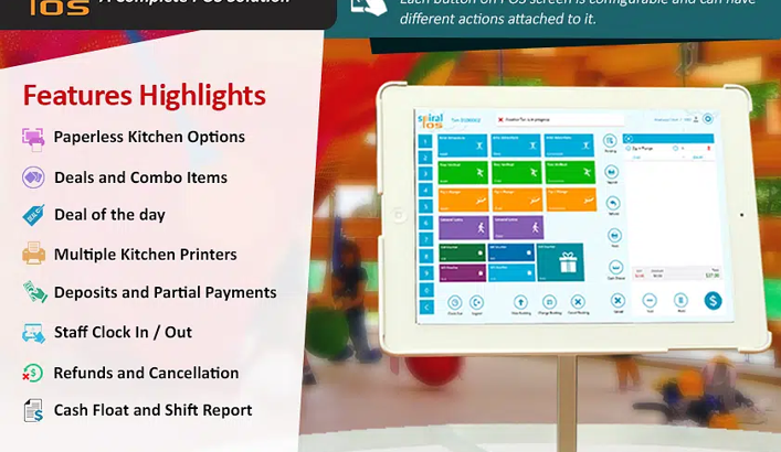 Restaurant Point of Sale Software-Spiral POS